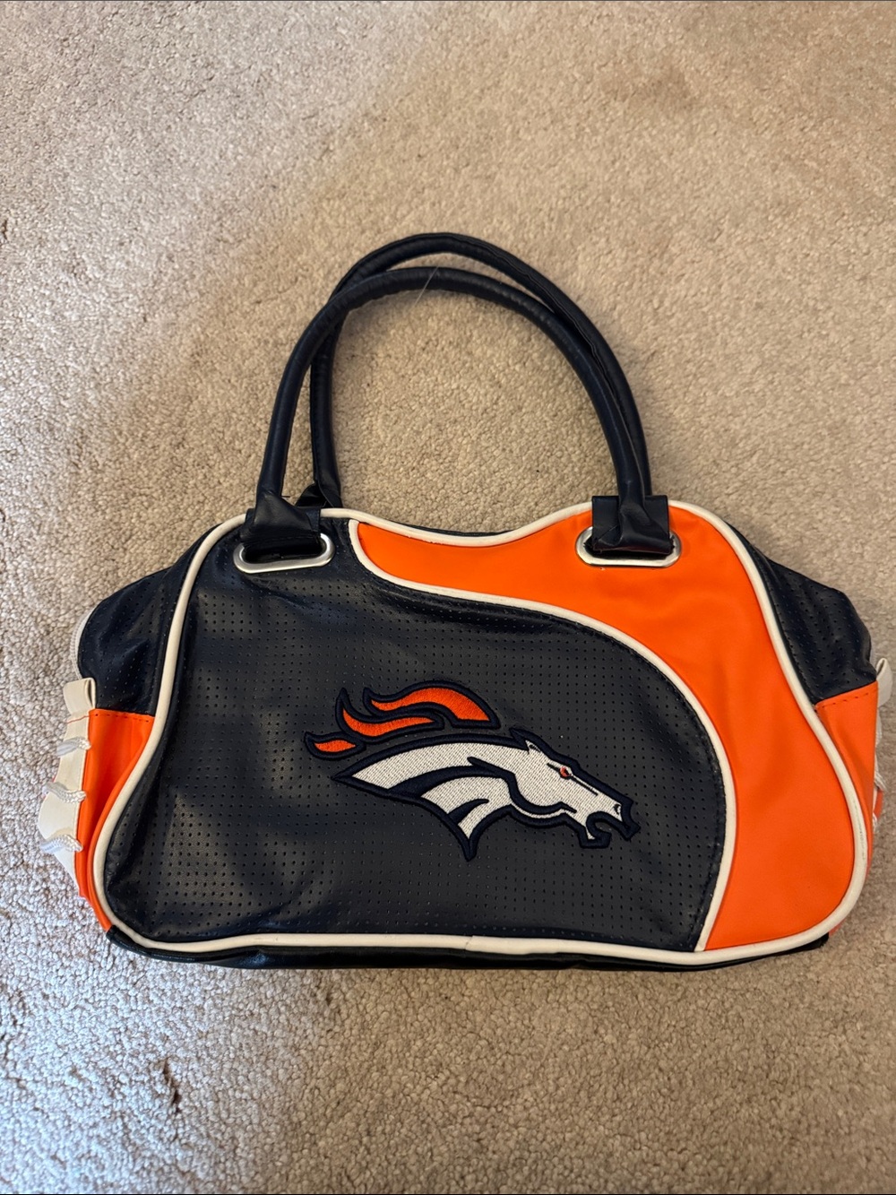 Denver Broncos Black & Orange Women's Tote Bag